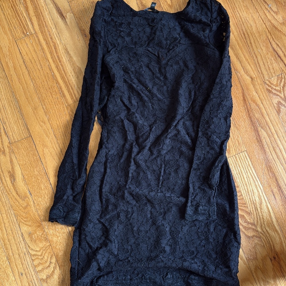 Elegant Black Lace Dress